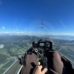 Flugwegposition um 14:54:56: Aufgenommen in der Nähe von Okres Tvrdošín, Slowakei in 2229 Meter